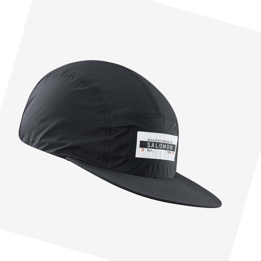 Sombreros Salomon BONATTI WATERPROOF FIVE PANEL Hombre Negros | MX 2966QMA